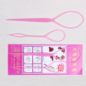 อุปกรณ์ทำผมแบบถักเปีย 1 ชิ้น ที่ทำผมหางม้า วัสดุพลาสติก สีดำ ที่หนีบผมหางม้า อุปกรณ์จัดแต่งทรงผม - Product Image 4