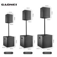 MORIN COX-12 module amplificateur de haut-parleur actif classe d haut-parleurs alimentés turbosound système de haut-parleurs pa actif professionnel