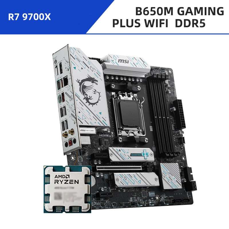Ryzen 7 9700X + MSI B650M GAMING PLUS WIFI D5