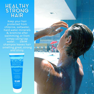 Nouveautés Soins capillaires Shampooing anti-chlore pour cheveux colorés Eau salée et minéraux Shampooing de natation Élimine le chlore - Product Image 4