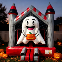 Château gonflable sur le thème des fêtes, série Noël, Halloween, Pâques, Thanksgiving, pour les événements d'enfants
