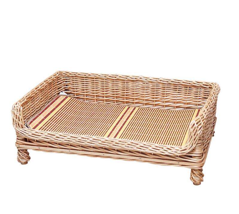 extra large wicker dog bed