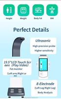 Báscula de Peso Corporal Ultrasónica DHM-900A, Máquina de Medición de Altura y Peso Ultrasónica