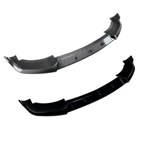 Bmw X6 G06 Front Bumper Lip Splitter 2019-2022 Piano Black Carbon Fiber Texture Abs Material For M Sport - Product Image 5