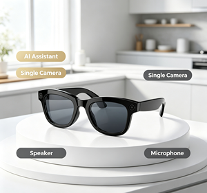 Lunettes Intelligentes Multifonctionnelles Kairui M01Pro avec Caméra 8MP 4K, WIFI, Traduction IA ChatGPT et Assistant Vocal - Product Image 6
