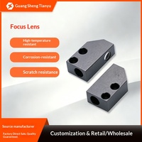 Lensa Fokus Serat Optik Tahan Korosi Tahan Suhu Tinggi Anti Gores Sensor Industri Transmisif Cahaya Samping
