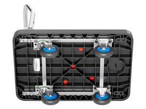 MBC-031 renk özelleştirilebilir kaymaz Platform yüzey kargo taşıma arabası 200kg yük kapasitesi arabaları ağır - Product Image 2