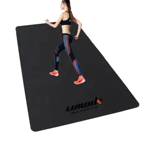 Lijiujia-cinta de correr antideslizante para gimnasio, equipo de pvc para entrenamiento de bicicleta, alfombra