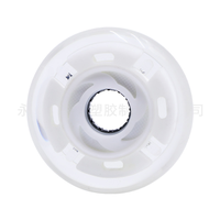 Roue de scooter de 120 mm avec lumière LED, roue de scooter durable grise, 72 mm/76 mm/80 mm, roue de patin à roulettes à rebond élevé