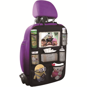 Maßgefertigte Rücksitz-Organizer-Matten mit Aufbewahrungstasche und Touchscreen-Tablethalter aus Wasserdichtem Oxford-Stoff - Product Image 6