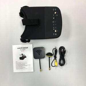 Potentes gafas FPV 5,8G 40CH Antena dual de 4,3 pulgadas Auriculares de video de alto brillo para Dron Plástico de carga de largo alcance - Product Image 6