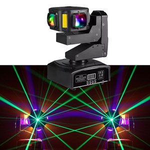XYZ 4x10W RGBW di chuyển đầu dẫn ánh sáng sân khấu Sống Thanh cho thấy DMX âm thanh kích hoạt 14 CH rửa chùm tia laser - Product Image 1