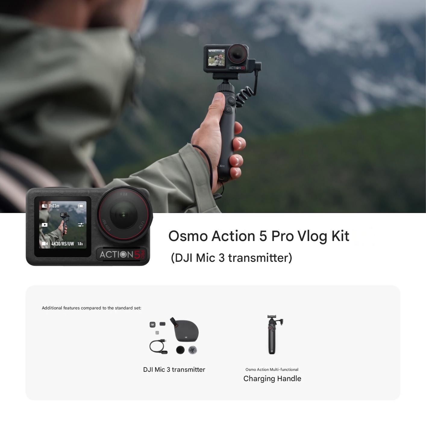 Vlog Kit (DJI Mic 3 Transmitter)