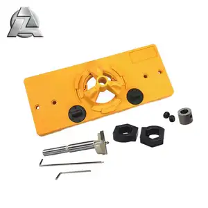 ZJD-BT097 DIY Woodworking Alat Tangan Lainnya 35Mm Engsel Tersembunyi Jig Kit Bor Panduan Lubang Locator