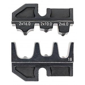 KNIPEX - 97 49 18 Matrices de sertissage pour douilles à double embouts-Pince à sertir et cosses EAN 4003773063186 - Product Image 1