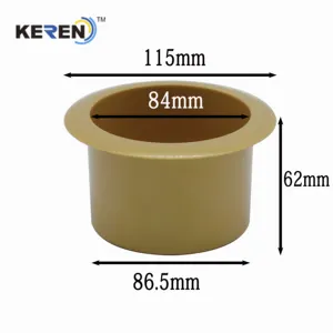 60mmH Wholesale Gold Metal Color Plastic Drink Table And Sofa Cup Holder