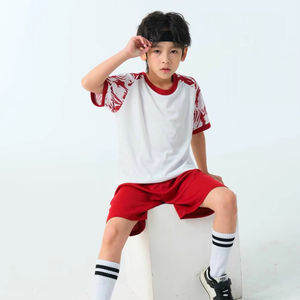 Yüksek kaliteli kids 'boş takım adı baskı ile Futbol forması seti gençlik Futbol kitleri boys 'yaz eğitim Camiseta Futbol takım elbise - Product Image 2