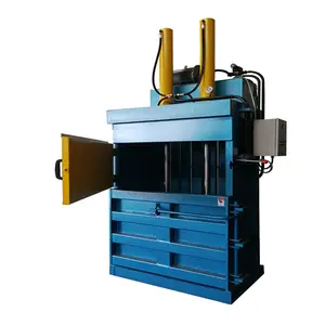 Factory Supply Vertical Double Cylinder Hydraulic Press Waste Plastic Bailing Compressing Baler Machine