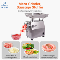Penggiling daging listrik Motor 850W, Multi fungsi Stainless Steel 3 ukuran untuk makanan sapi babi hewan peliharaan tahan karat