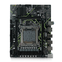 Harga grosir pabrik H61 komputer Mainboard Intel LGA2011 prosesor Dual DDR3 64GB SATA2.0 M.2 Gaming Desktop Motherboard