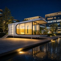 Maison modulaire préfabriquée moderne en conteneur de 20 pieds, maison miniature extensible, maison préfabriquée en conteneur pour habitation