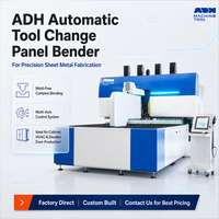 Cintreuse de panneaux CNC de précision ADH, machine de pliage automatique flexible pour tôles d'aluminium et d'acier inoxydable de 2 mm