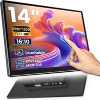 Este Monitor de 14 Pulgadas Es Perfecto para la Vida en Movimiento, ya sea en la Oficina, con Resolución de 1920x1200, Relación de Aspecto 16:10 y Pantalla Táctil de 10 Puntos