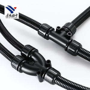 Nylon Ống <span class=keywords><strong>y</strong></span> hình dạng Doanh không thấm nước Hose connecter <span class=keywords><strong>Y</strong></span> loại đường kính bằng nhau giảm sóng ống dẫn IP68 không thấm nước - Product Image 4