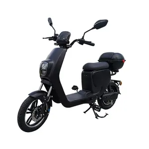 Toptan 16 inç siyah elektrikli pedal yardımcısı e scooter moped e-bisiklet bir koltuk ile avustralya