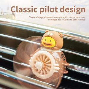 Cao Cấp Disney Gấu Phi Công Xe Làm Mát Không Khí Khuếch Tán Nhà Máy Bán Buôn Nhựa Nội Thất Trang Trí Phụ Kiện - Product Image 3