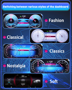 Tableau de bord LCD à double écran, nouveau design, pour Mercedes Benz Classe S W221 2006-2013, horloge intelligente AI, radio multimédia Android - Product Image 4