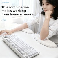 Repose-poignet en mousse à mémoire de forme en forme de nuage pour la souris d'ordinateur de bureau