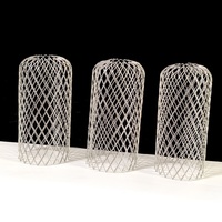 Grille de protection cylindrique en acier inoxydable pour gouttière et descente d'eau, en treillis métallique expansé à motif losange, filtre anti-colmatage pour égout de toit