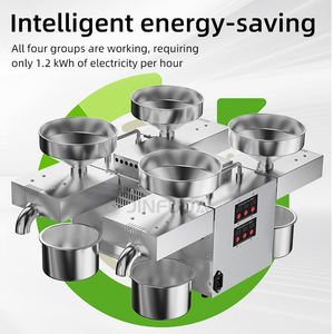 Mini Prensa de Aceite Automática de Palma de Coco, Prensa de Aceite de Girasol, Maní y Sésamo, Prensa de Aceite Comestible de Cuatro Cabezas - Product Image 2