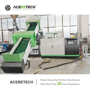 Fabric Waste Recycling Machine 500-1000kg/h Cotton/Textile/Fabric Yarn Waste Plastic Recycling Pelletizing Machine