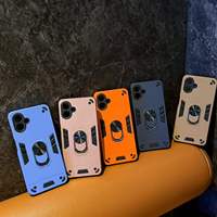 Coque de téléphone magnétique 360 Armor, protection intégrale, pour 16/15/14/13/12 Pro Max, design luxueux, matériau PC+TPU