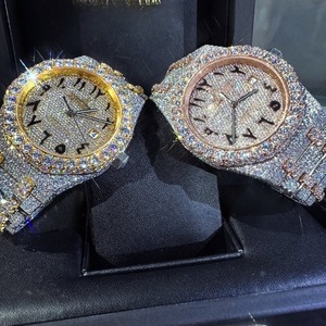 Orologio Automatico in Moissanite di Alta Gamma Personalizzato Orologio Meccanico da <span class=keywords><strong>Uomo</strong></span> OEM Marca di Lusso Hip Hop - Product Image 2