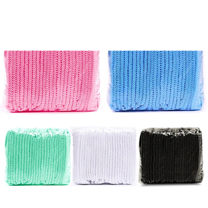 Bonnet jetable non tissé respirant anti-poussière, <span class=keywords><strong>filet</strong></span> à <span class=keywords><strong>cheveux</strong></span> bouffant médical pour la restauration, l'hôpital et les salons de beauté - Product Image 5