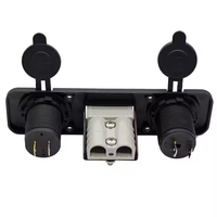 50A Konnektör için 3.1A USB Soket Anahtarı Panel Montajlı 12/24V GÖMME MONTAJ Çakmak Güçlü Endüstriyel