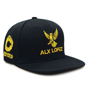 Gorra de Béisbol Plana Estructurada con Visera Plana, 6 Paneles, Oxford Dobby, Cierre a Presión, Bordado Personalizado, Venta al Por Mayor - Product Image 4