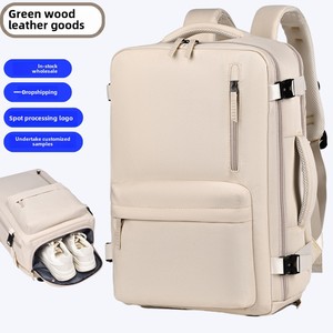 पुरुषों की महिलाओं के लिए उच्च अंत हल्के लैपटॉप बैकपैक बाहरी बड़ी क्षमता यात्रा बैग डबल कंधे पॉलिएस्टर अस्तर ऑक्फोर्ड - Product Image 5