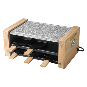 US Plug Portable Électrique Poêle À Bois <span class=keywords><strong>Raclette</strong></span> Grill Mini Intérieur Détachable Fer Contrôle De La Température pour Un Usage Domestique GS Certifié - Product Image 6