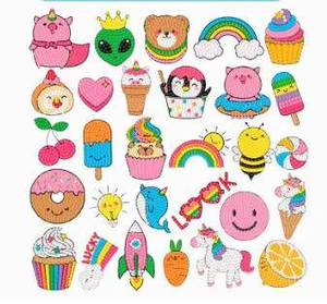 Autocollant mural de peinture diamant 5D DIY chat de dessin animé le plus vendu – Loisir créatif amusant et facile pour enfants - Product Image 5