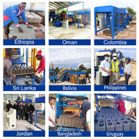Machine automatique de fabrication de briques en ciment, machine à blocs de béton à vendre, matériel de construction, machines QT4-15, produits espagnols 3500