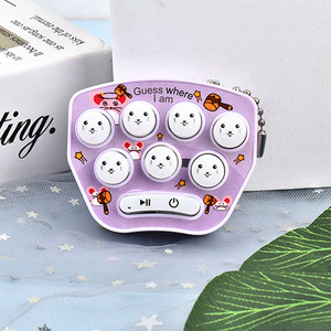 Jincan <span class=keywords><strong>Mini</strong></span> whack-a-nốt ruồi đồ chơi câu đố cầm tay giải nén Ba lô mặt dây chuyền trẻ em giáo dục nhựa móc chìa khóa cô gái nhà máy - Product Image 5