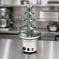 Offre Spéciale – Machine Électrique Moderne à 5 Niveaux en Acier Inoxydable pour Faire Fondre et Tempérer le Chocolat 110V/220V CT-CF1205 – Idéale pour Hôtels et Fontaines à Chocolat