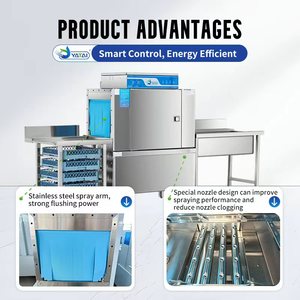 Prix d'usine Hôtel <span class=keywords><strong>cantine</strong></span> <span class=keywords><strong>scolaire</strong></span> Lave-vaisselle Lave-vaisselle commercial haute efficacité - Product Image 2