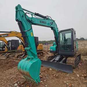 Excavadora Mini Kobelco SK75 Usada, 55kW, 7.5t, Sistema Hidráulico, Maquinaria de Construcción Eficiente, Suministro de Fábrica - Product Image 3