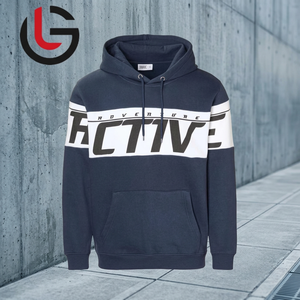 เสื้อฮู้ดดี้ GLOBAL LEATHER รุ่น New Active Vintage Style ผ้าฝ้ายฟลีซ 100% น้ำหนัก 300 กรัม เป็นมิตรต่อสิ่งแวดล้อม สำหรับผู้ชาย ใส่ได้ในฤดูหนาว อุ่นสบาย ไม่บุซับใน ดีไซน์ทันสมัย - Product Image 4