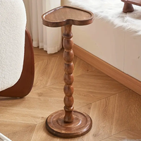 Table d'appoint moderne multifonctionnelle en bois piédestal Table basse et support pour plantes Supports de rangement et étagères en bois de couleurs mélangées